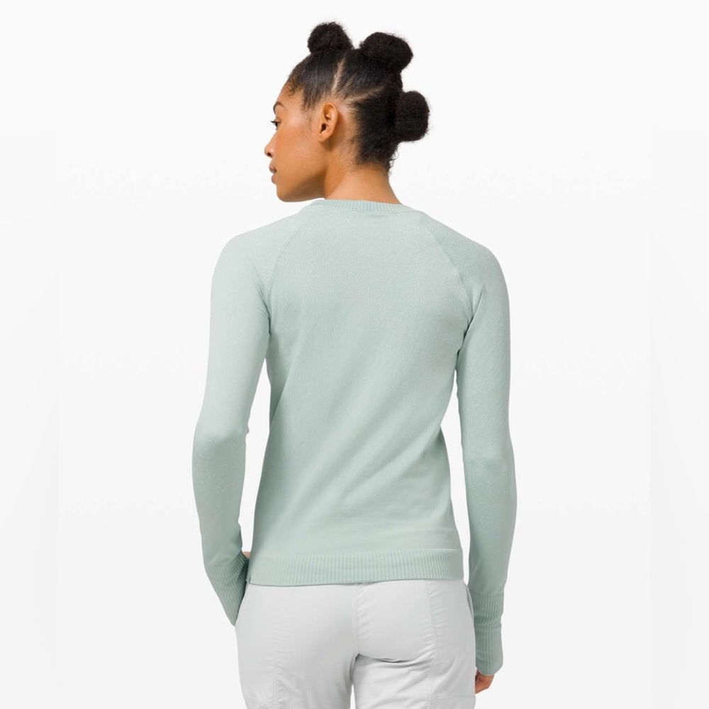 Euc Lululemon Rest Less Pullover Herringbone Fade… - image 2